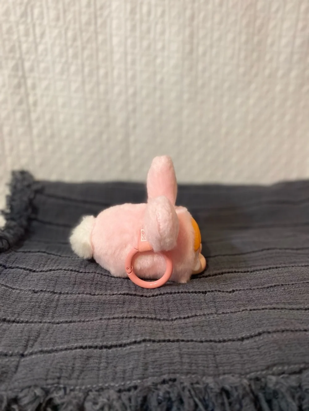 Pink Bunny Hooded Doll Head Plush - Adorable Kids Toy